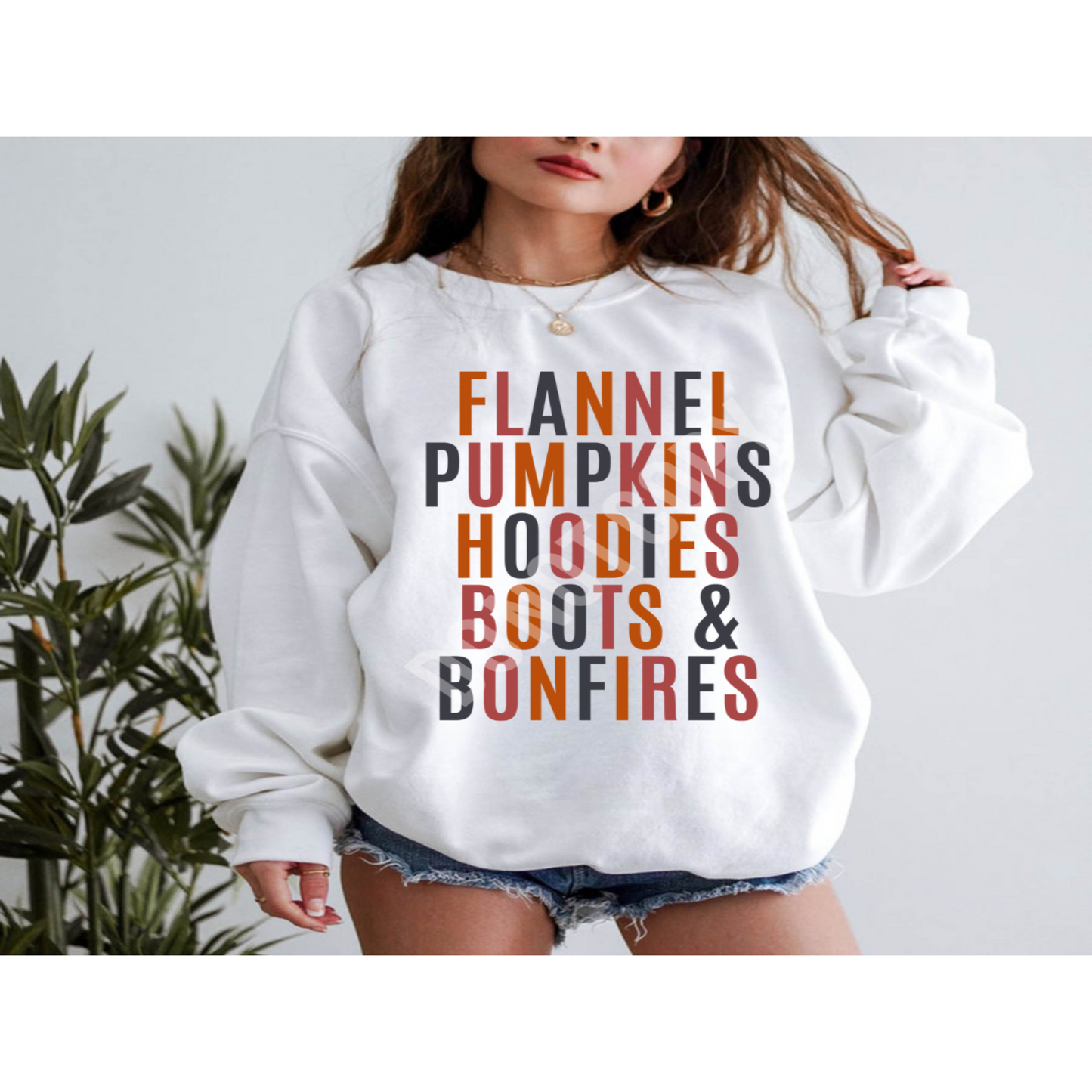 Flannel Pumpkins Hoodies Boots and Bonfires T-shirt/Sweatshirt