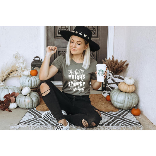 Thick Thighs and Spooky Vibes T-Shirt/Sweatshirt